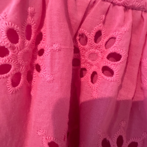Pink Eyelet Top - Picture 3 of 5